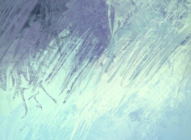 Tuval renkli doku üzerine soyut boyama