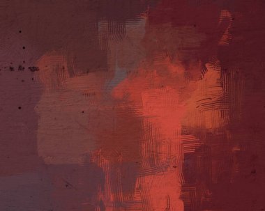 Tuval renkli doku üzerine soyut boyama