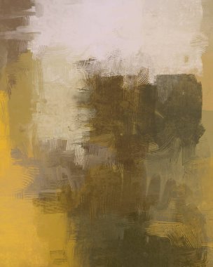 2d illüstrasyon. Sanatsal arka plan görüntüsü. Tuval üzerine soyut resim. Çağdaş sanat. El yapımı sanat. Renkli doku. Modern sanat eserleri. Fırça darbeleri. Yüzeyde yağ boya sıyrıkları ile boyama 