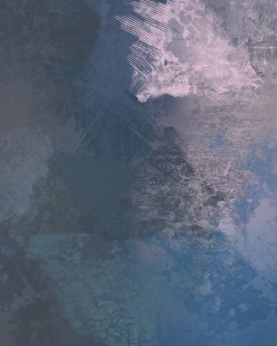 Tuval renkli doku üzerine soyut boyama