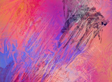 Metin için alan ile tuval arka plan üzerinde soyut boyama