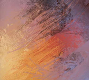 Metin için alan ile tuval arka plan üzerinde soyut boyama