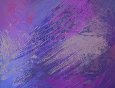 Tuval renkli doku üzerine soyut boyama