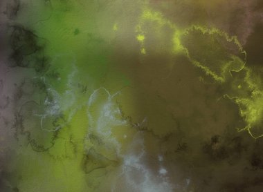 Soyut rastgele şekiller. 2D illüstrasyon arka planı. Düz beton duvarda sanatsal modern sanat kalıpları. Kabataslak boyalı yüzey. El yapımı fırça darbeleri.