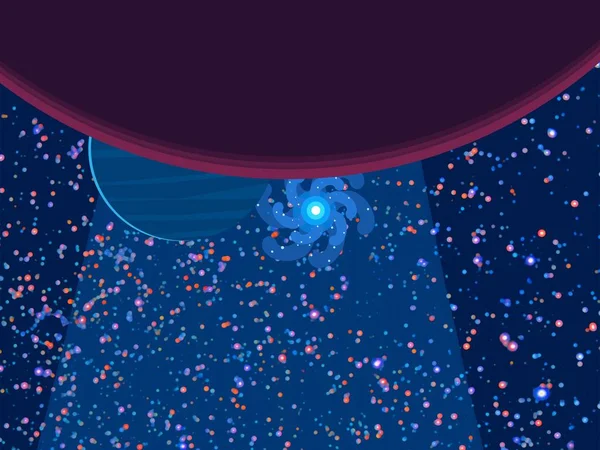 Abstrato Colorido Espaço Cósmico Fundo — Fotografia de Stock