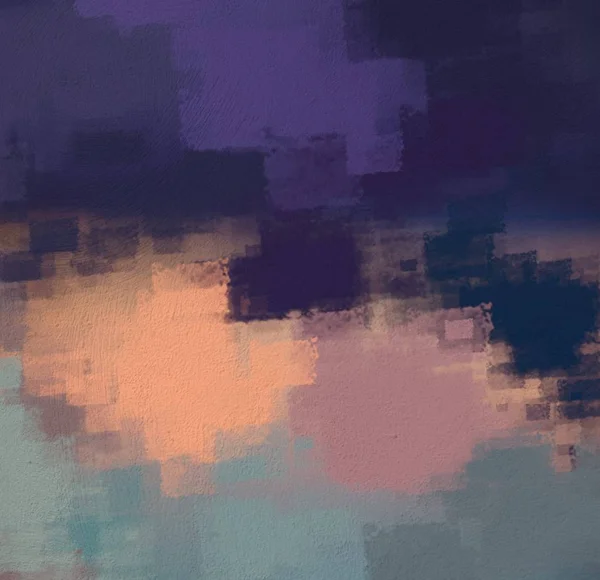 Иллюстрация Граффити Бетонных Плоских Стенах Современный Стиль Искусства Разноцветные Формы — стоковое фото