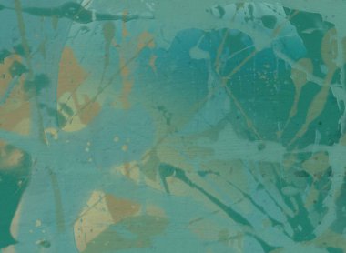 2D çizim. Beton duvar yazısı. Modern sanat tarzı. Çok renkli şekiller ve desenler. El yapımı sprey resimler. Kabataslak boyalı yüzey. 