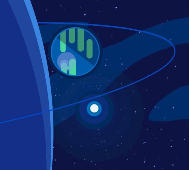 soyut renkli kozmik alan arkaplanı