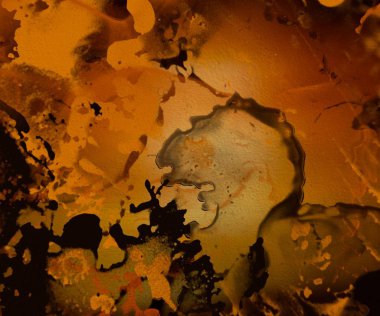 2d illüstrasyon. Beton düz duvar grafitisi. Modern sanat tarzı. Çok renkli şekil ler ve desenler. El yapımı sprey resimleri. Boyalı pürüzlü yüzey.