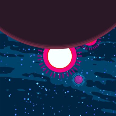 soyut renkli kozmik alan arkaplanı