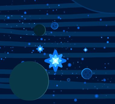 Mavi gökyüzü ile soyut arkaplan