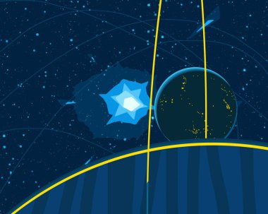 doğal soyut galaksi uzay arka plan