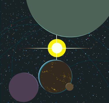 doğal soyut galaksi uzay arka plan