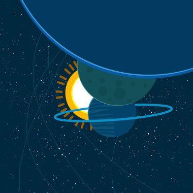 soyut renkli kozmik alan arkaplanı