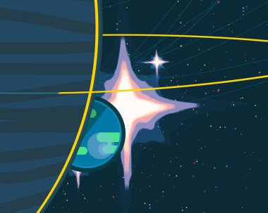 için alan ile soyut arka plan