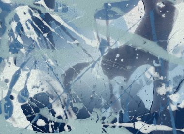 Yağlı boya ile soyut grunge arkaplan kaba desen lekeler