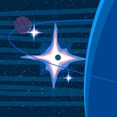 soyut kozmik uzay renkli arka plan