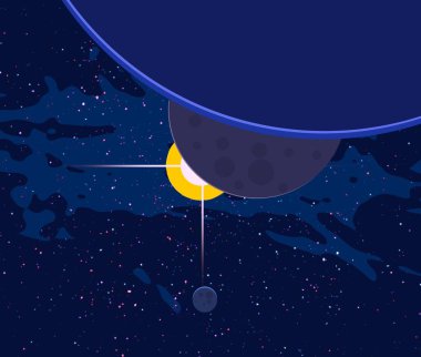 soyut kozmik uzay renkli arka plan