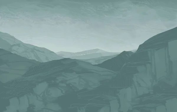Αφηρημένη Σιλουέτες Φόντο Βουνά — Φωτογραφία Αρχείου