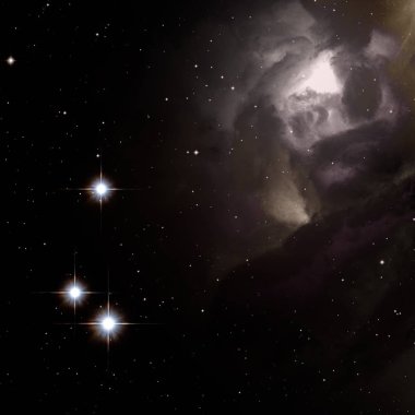 yıldız ile güzel kozmos astronomi arka plan