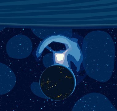 doğal soyut galaksi uzay arka plan