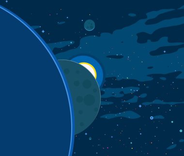 soyut renkli kozmik alan arkaplanı