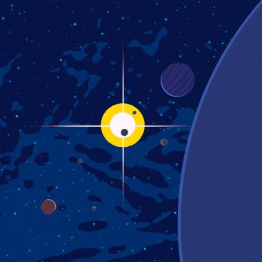 soyut renkli kozmik alan arkaplanı