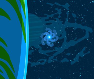 doğal soyut galaksi uzay arka plan