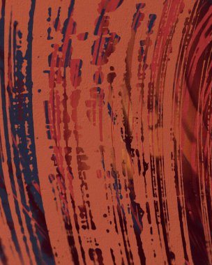 Yağlı boya ile soyut grunge arkaplan kaba desen lekeler