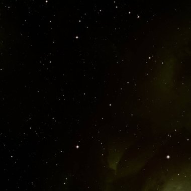 Derin uzay yıldız alanı. Evren yıldızlarla ve gazla dolu. çok uzak bir evren çizimi. 