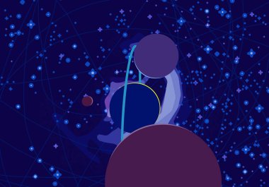 soyut renkli arkaplan, alanı kopyala