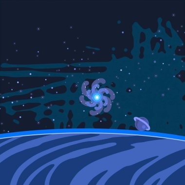 doğal soyut galaksi uzay arka plan