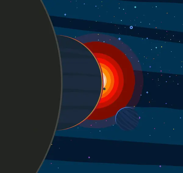 Abstrakt Kosmiskt Utrymme Färgglad Bakgrund — Stockfoto