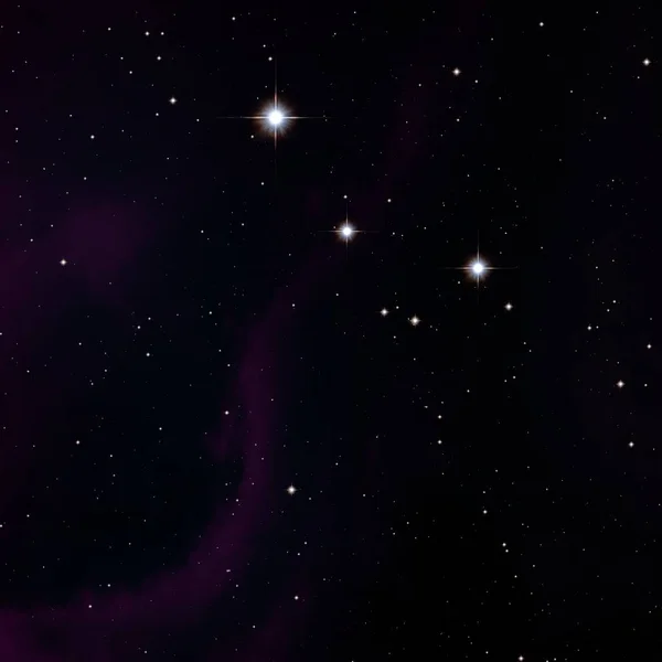 Hvězdné Pole Hlubokého Vesmíru Vesmír Plný Hvězd Plynu Daleká Ilustrace — Stock fotografie