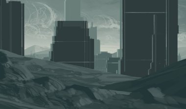 Metin için alanı olan soyut arkaplan