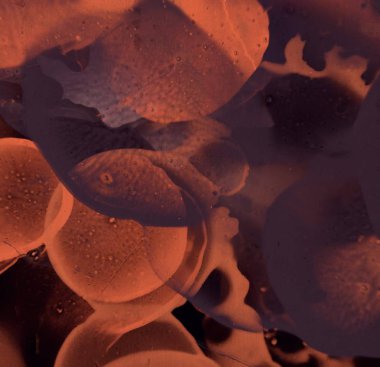 Metin için yeri olan boya lekeleriyle soyut arkaplan  