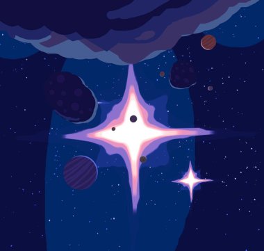 doğal soyut galaksi uzay arka plan