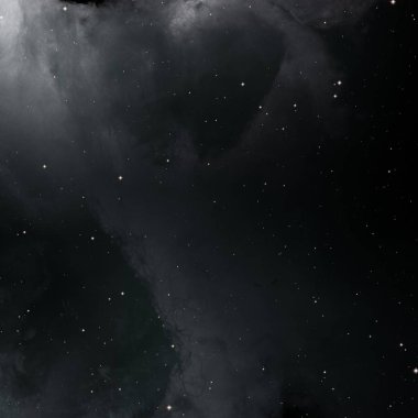 Derin uzay yıldız alanı. Evren yıldızlarla ve gazla dolu. çok uzak bir evren çizimi. 