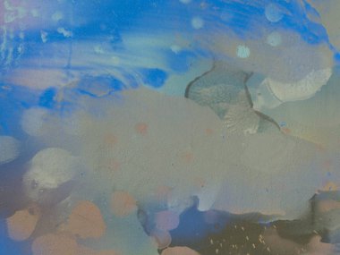 Yağlı boya ile soyut grunge arkaplan kaba desen lekeler