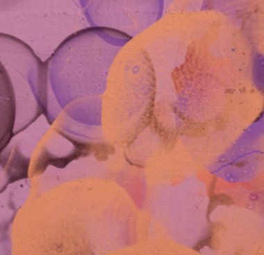 farklı boya dokuları ile sanat deseni