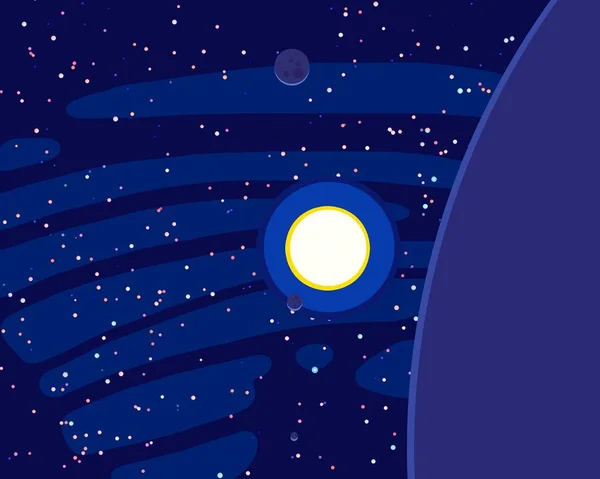 Εικονογράφηση Κινούμενα Σχέδια Ζωγραφίσω Χώρο Στυλ Βαθύς Τεράστιος Χώρος Αστέρια — Φωτογραφία Αρχείου