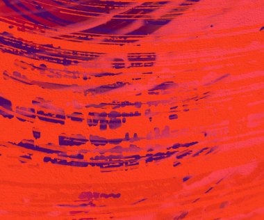 2d illüstrasyon. Beton düz duvar grafitisi. Modern sanat tarzı. Çok renkli şekil ler ve desenler. El yapımı sprey resimleri. Boyalı pürüzlü yüzey. Fırça darbeleri.     