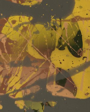 Metin için yeri olan boya lekeleriyle soyut arkaplan