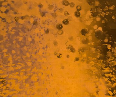 2d illüstrasyon. Beton düz duvar grafitisi. Modern sanat tarzı. Çok renkli şekil ler ve desenler. El yapımı sprey resimleri. Boyalı pürüzlü yüzey. Fırça darbeleri.  