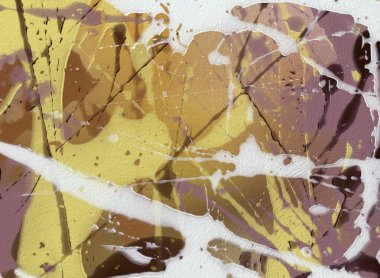 Yağlı boya ile soyut grunge arkaplan kaba desen lekeler