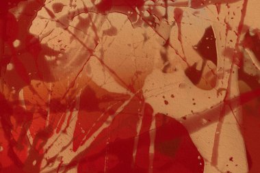 Yağlı boya ile soyut grunge arkaplan kaba desen lekeler