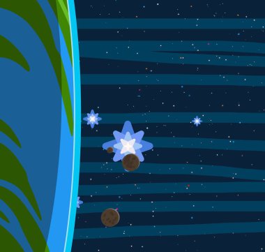 doğal soyut galaksi uzay arka plan