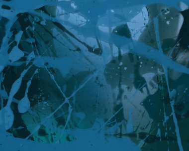 Soyut rasgele şekiller. 2d illüstrasyon. Modern sanat desenleri.