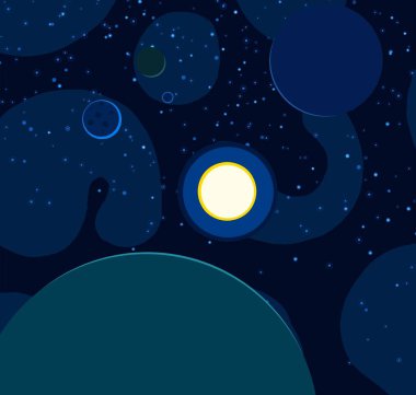 doğal soyut galaksi uzay arka plan