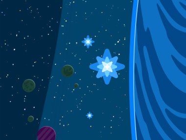 soyut renkli kozmik alan arkaplanı